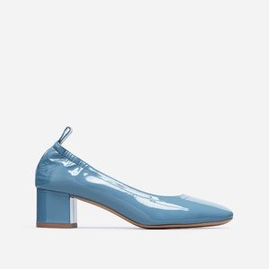 Everlane The Day Heel Slate Blue Size 8